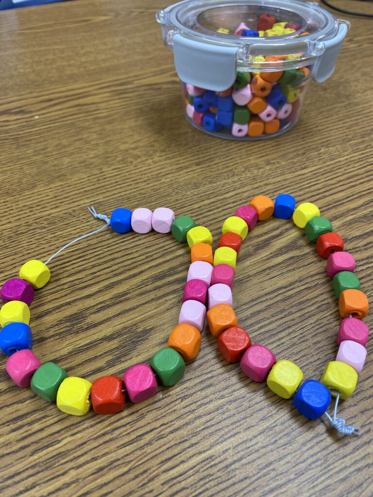 Colorful beaded bracelets